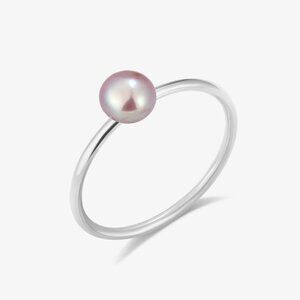 Lina Simple Band Fresh Water Pearl Ring
